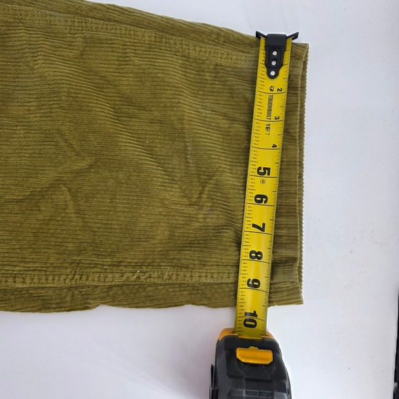 Levi's Mens‎ 2XL Skate Quick Release Corduroy Pants Olive Belt Skateboard - Picture 9 of 10